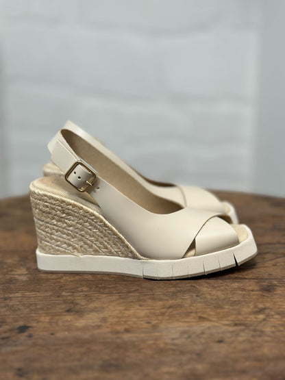 Nu-pieds compensés PALOMITAS by PALOMA BARCELO Beige femme