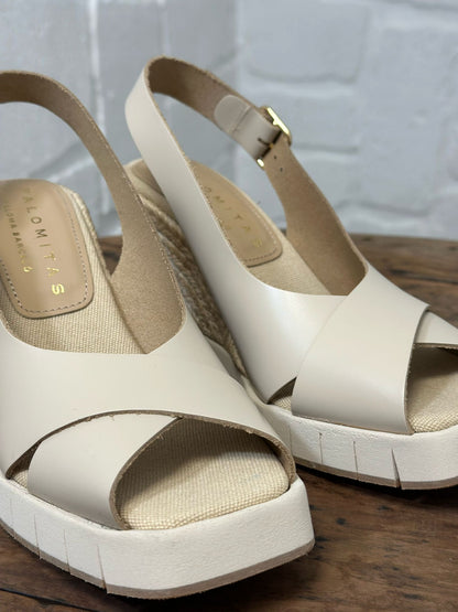 Nu-pieds compensés PALOMITAS by PALOMA BARCELO Beige femme
