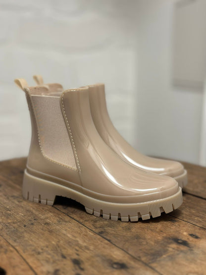 Bottines de pluie PEACHY 18 Beige LEMON JELLY