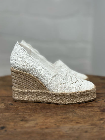 Talons compensés PALOMITAS by PALOMA BARCELO blanc femme