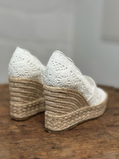 Talons compensés PALOMITAS by PALOMA BARCELO blanc femme