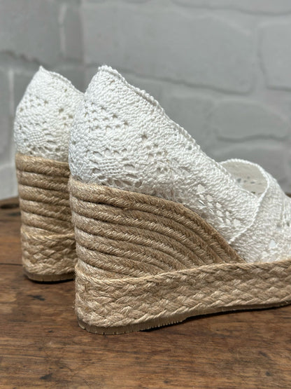 Talons compensés PALOMITAS by PALOMA BARCELO blanc femme