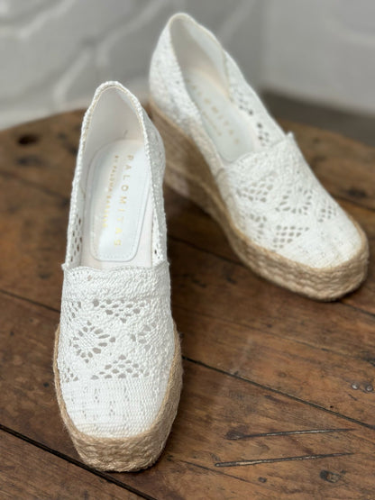 Talons compensés PALOMITAS by PALOMA BARCELO blanc femme