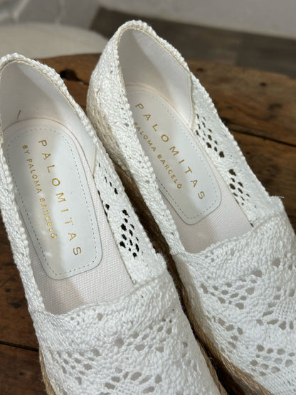 Talons compensés PALOMITAS by PALOMA BARCELO blanc femme